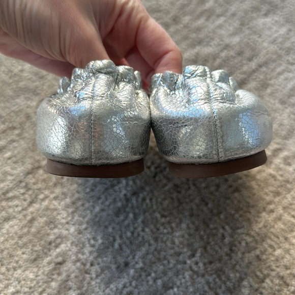 Tory Burch silver flats - Picture 5 of 6